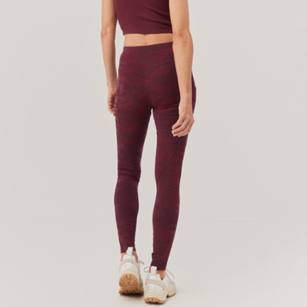 🆕 Pact Organic Cotton Go-To Pocket Leggings in Raisin Camo Size Small - Picture 6 of 14